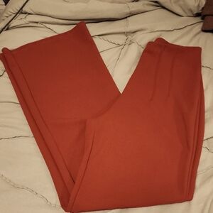 Stylish Orange Office Pants